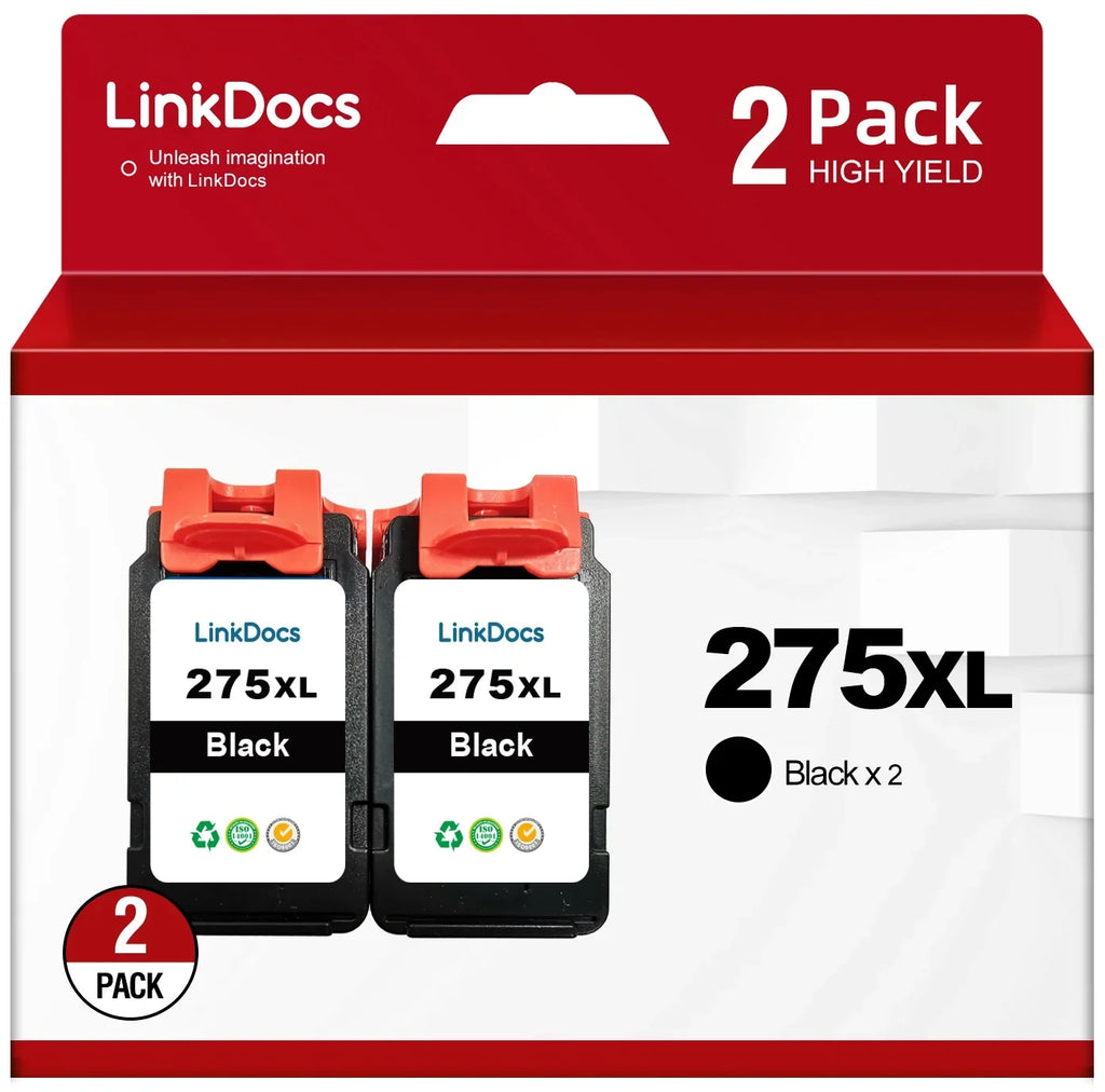 275XL Replacement Canon TS3520 Printer PIXMA Ink Black) Canon TR4720 TS3500 Cartridges Work TR4700 (2 PG-275XL for Cartridge Ink 275 275XL TS3522 for