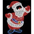 Santa Color Photo 6 ft. OP, Multi