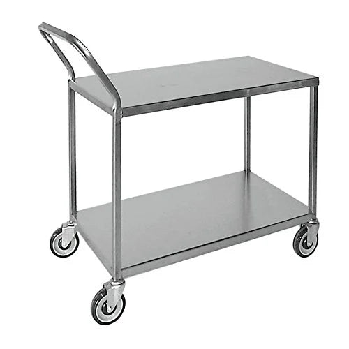 Cart Loop L HUBERT® x x 41" 20" Handle 41" Stock W Stainless with - Steel H